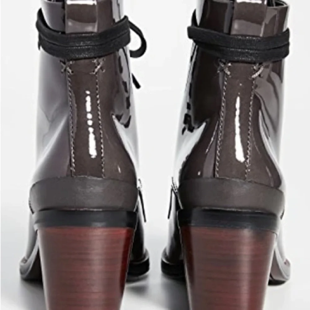 rag & bone Ryder lace up in ash grey 8.5 - Picture 2 of 10